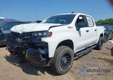 2022 Chevrolet Silverado Ltd K1500 Lt Trail Boss z USA, uszkodzony, nr VIN 1GCPYFED7NZ146324